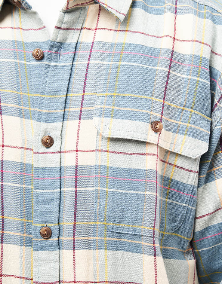 Patagonia Lightweight Fjord L/S Flannel Shirt - Raft: Still Blue