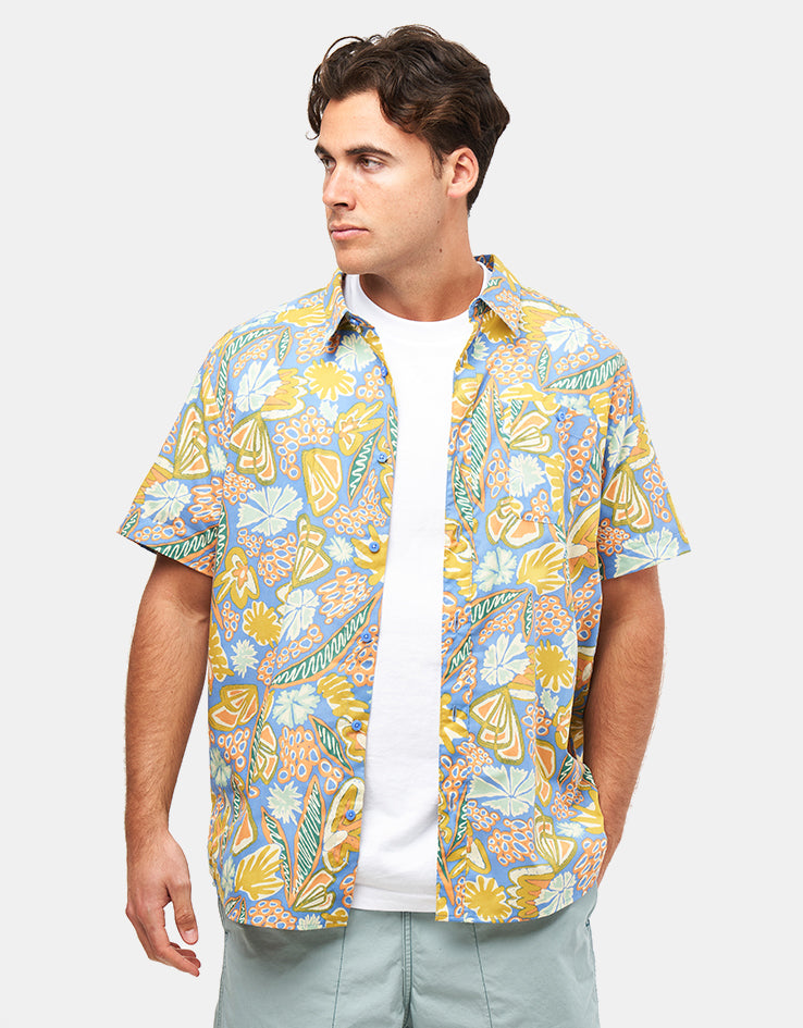 Patagonia Go To S/S Shirt - Flourish: Abundant Blue