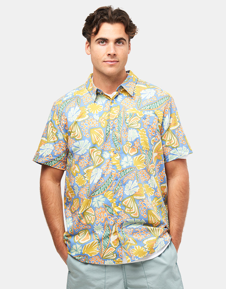 Patagonia Go To S/S Shirt - Flourish: Abundant Blue