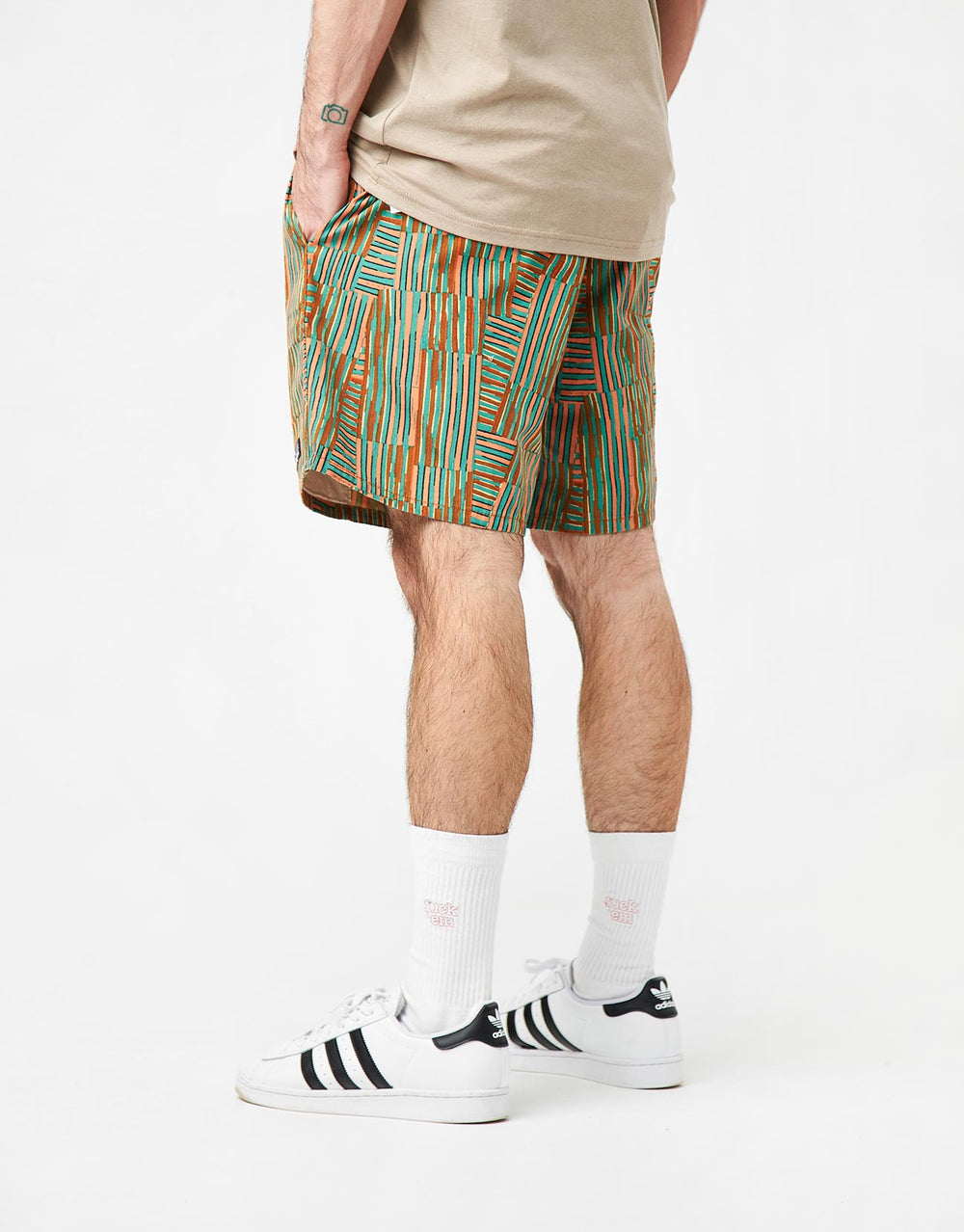 Patagonia Funhoggers Shorts - Quilty Fitz: Heartleaf Green