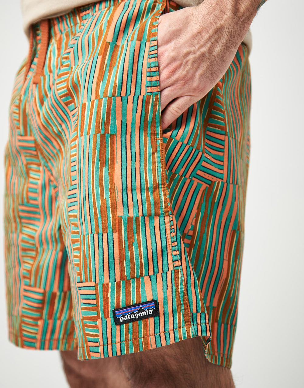 Patagonia Funhoggers Shorts - Quilty Fitz: Heartleaf Green