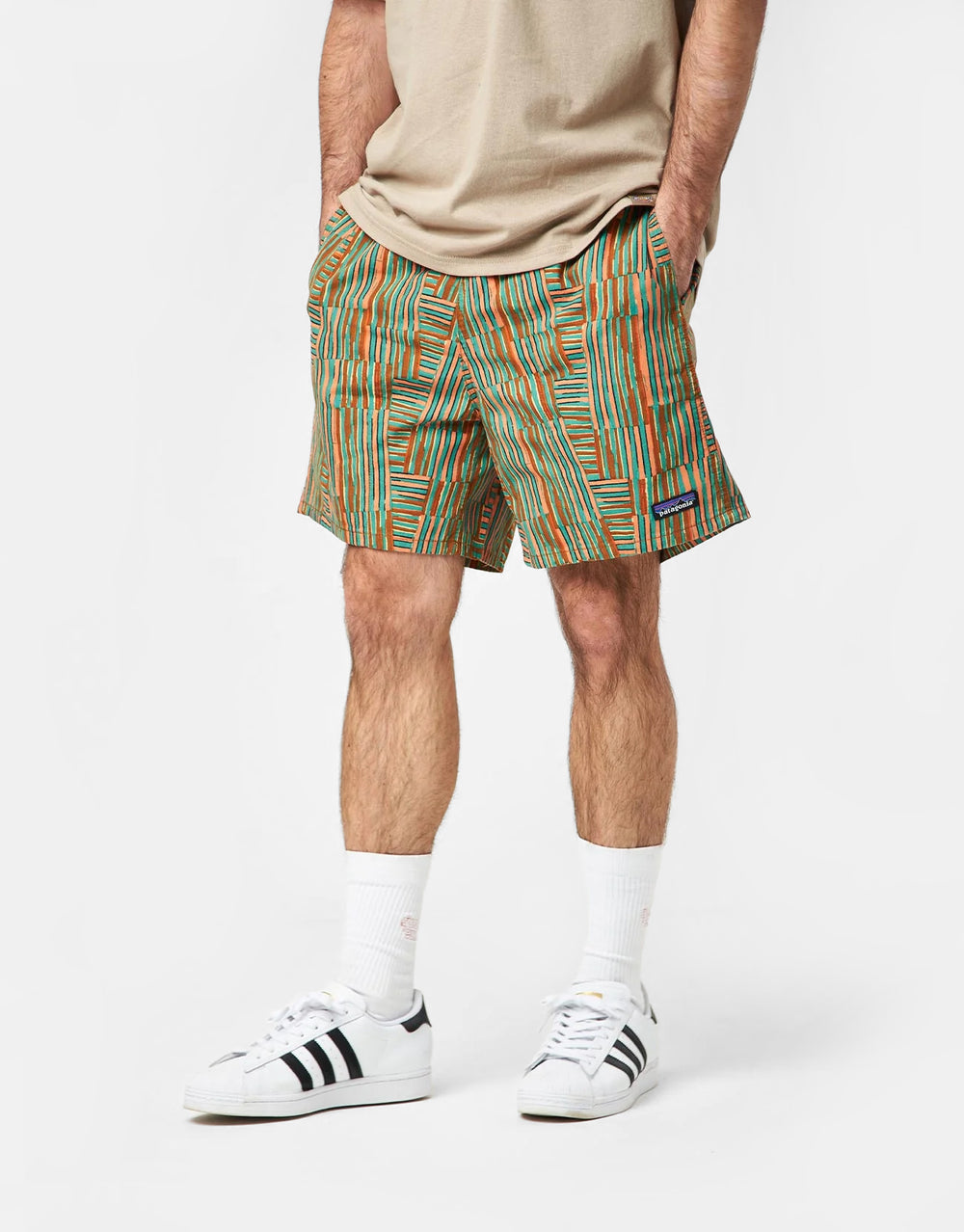 Patagonia Funhoggers Shorts - Quilty Fitz: Heartleaf Green