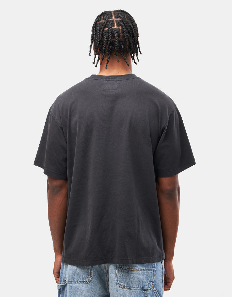 Welcome Glam Fang Garment-Dyed T-Shirt - Black