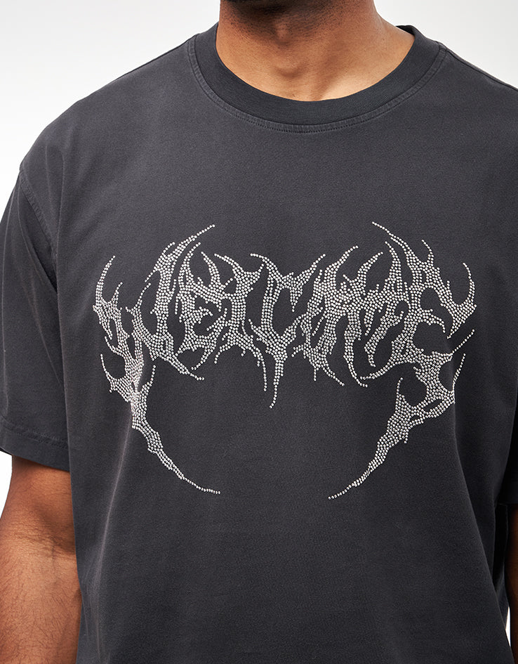 Welcome Glam Fang Garment-Dyed T-Shirt - Black