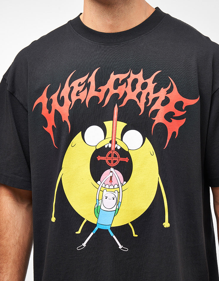 Welcome x Adventure Time Reality T-Shirt - Black