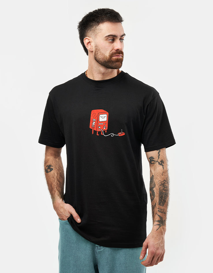 Welcome x Adventure Time BMO T-Shirt - Black