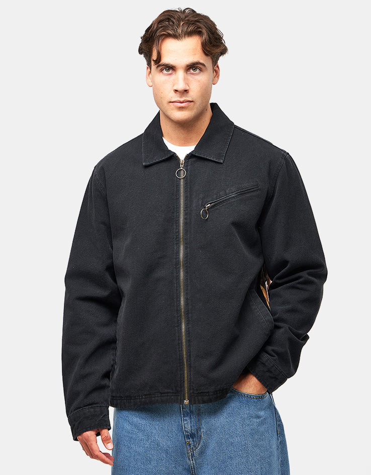 Welcome x Adventure Time Billy Canvas Zip Jacket - Black