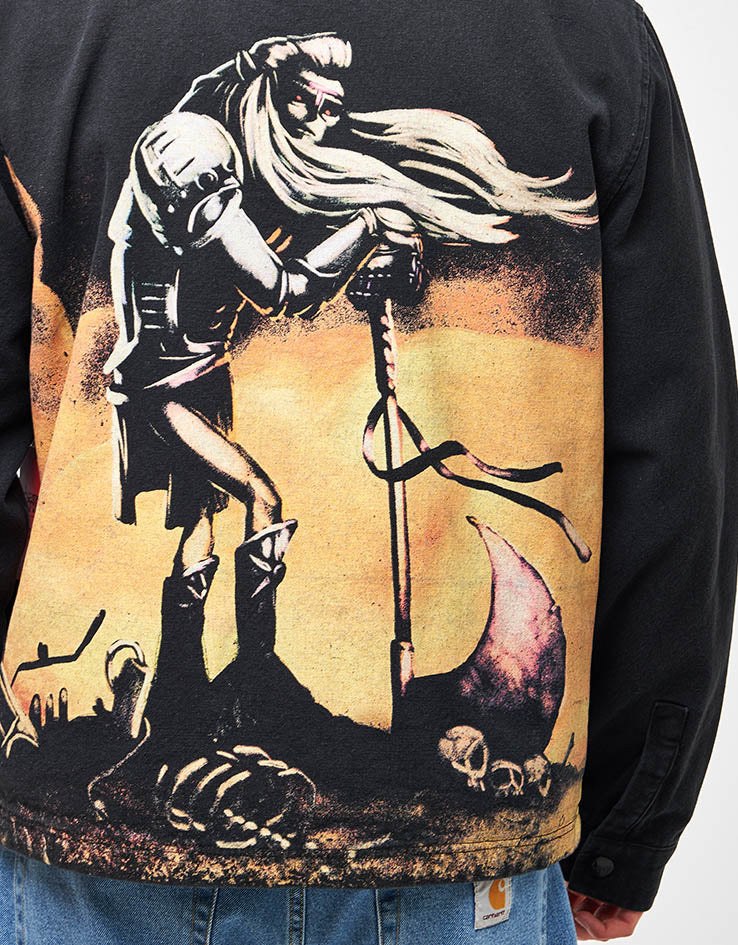 Welcome x Adventure Time Billy Canvas Zip Jacket - Black