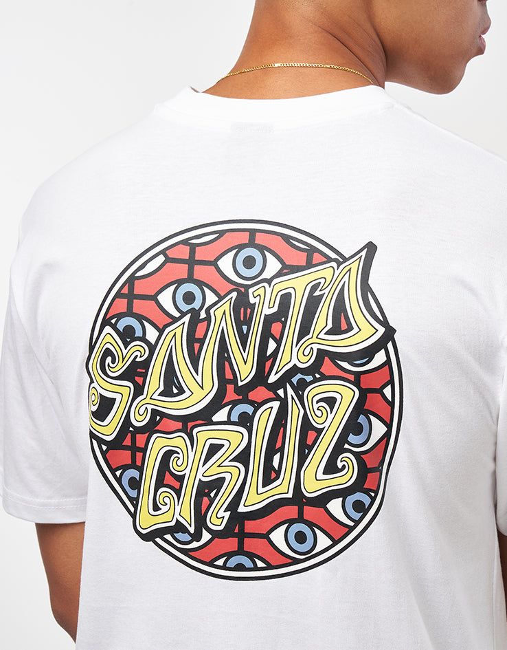 Santa Cruz Salba Eyes Dot T-Shirt - White