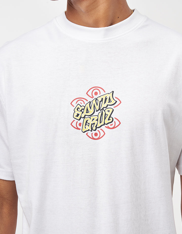 Santa Cruz Salba Eyes Dot T-Shirt - White