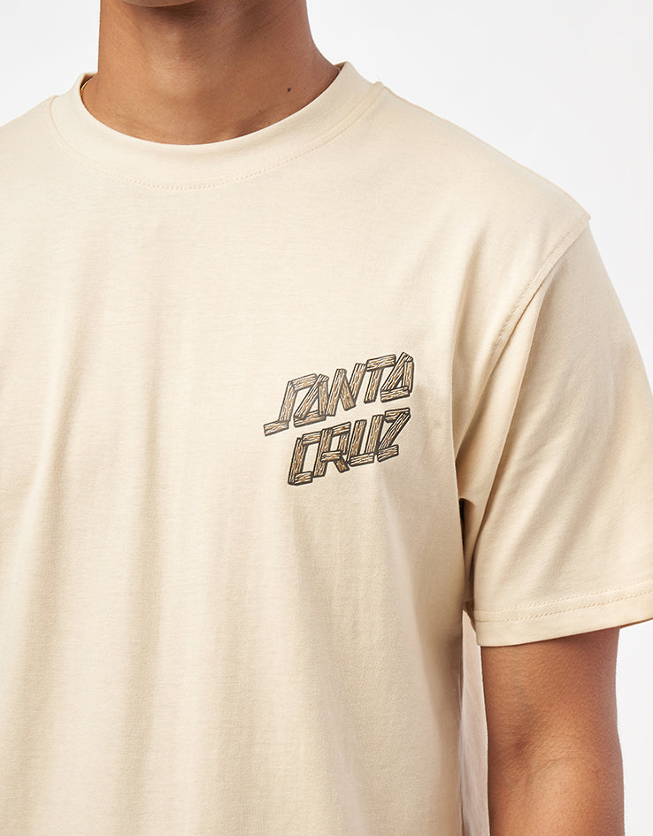 Santa Cruz Screaming Grizzly T-Shirt - Blond Wood