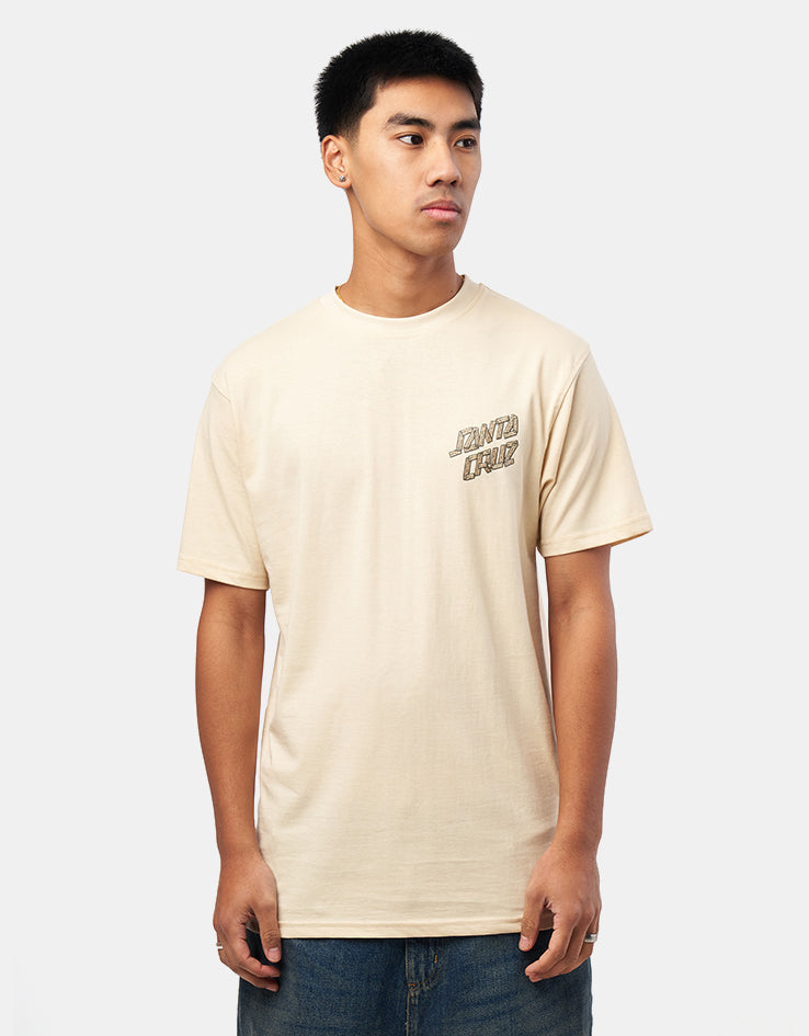 Santa Cruz Screaming Grizzly T-Shirt - Blond Wood