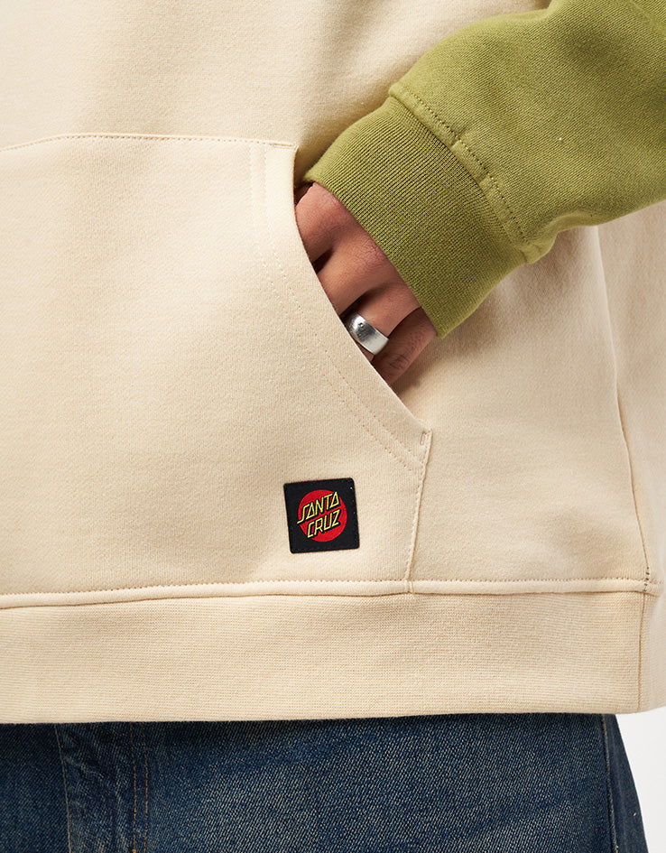 Santa Cruz Quarter Zip Camper Crew - Iguana/Blond Wood