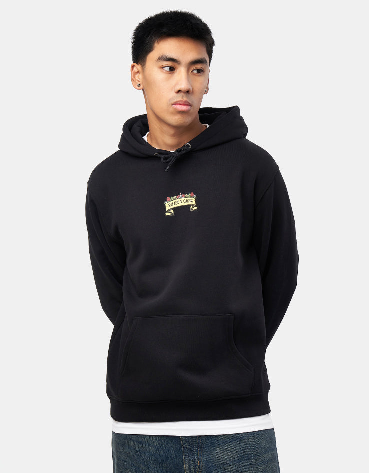 Santa Cruz Guzman Scroll Front Pullover Hoodie - Black