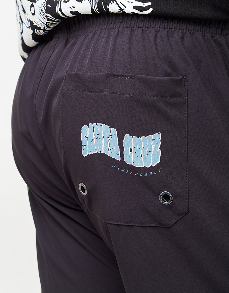 Santa Cruz Tiki Hand Swimshorts - Black