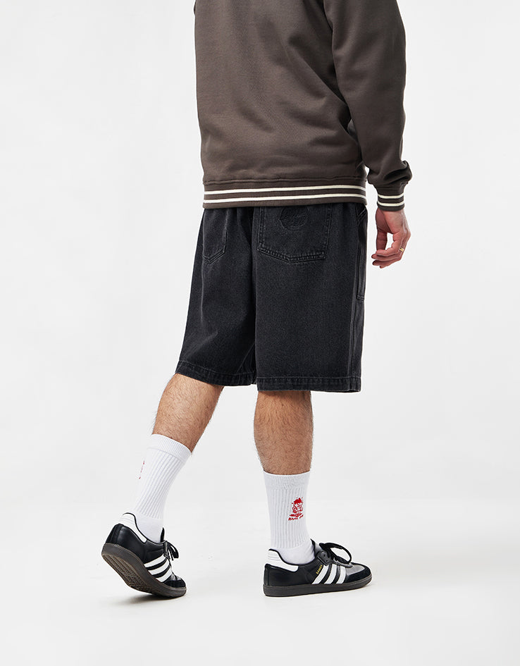 Santa Cruz Opus Dot Workwear Shorts - Black