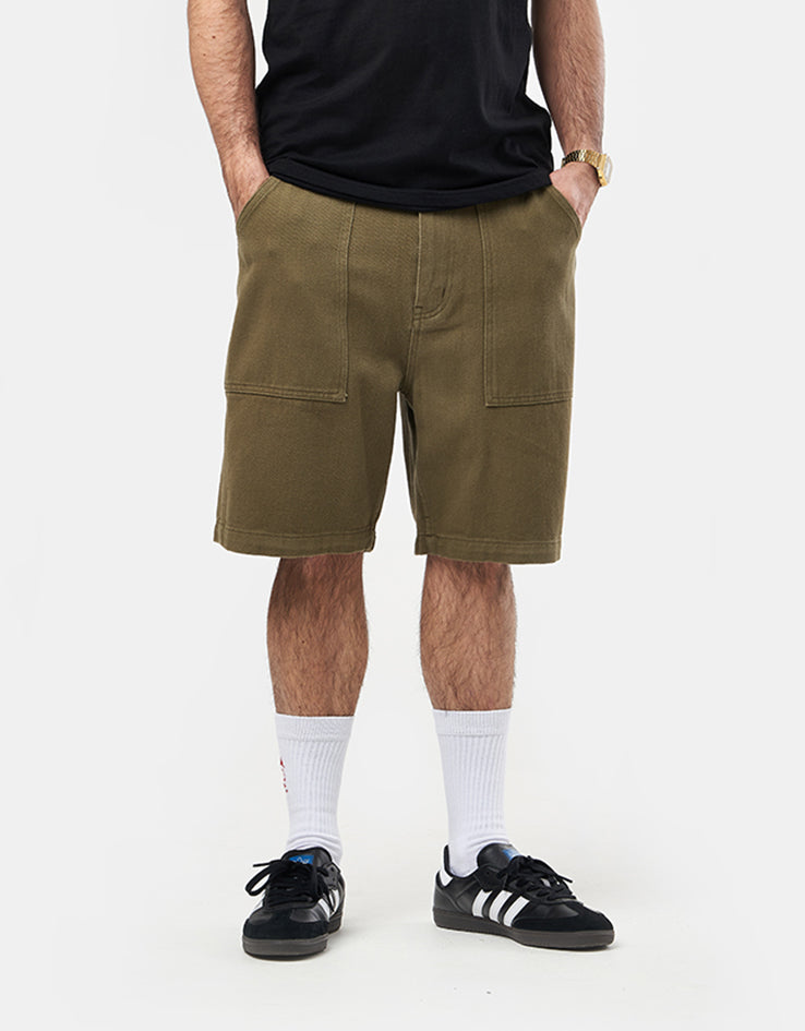 Santa Cruz Opus Dot Workwear Shorts - Uniform Green