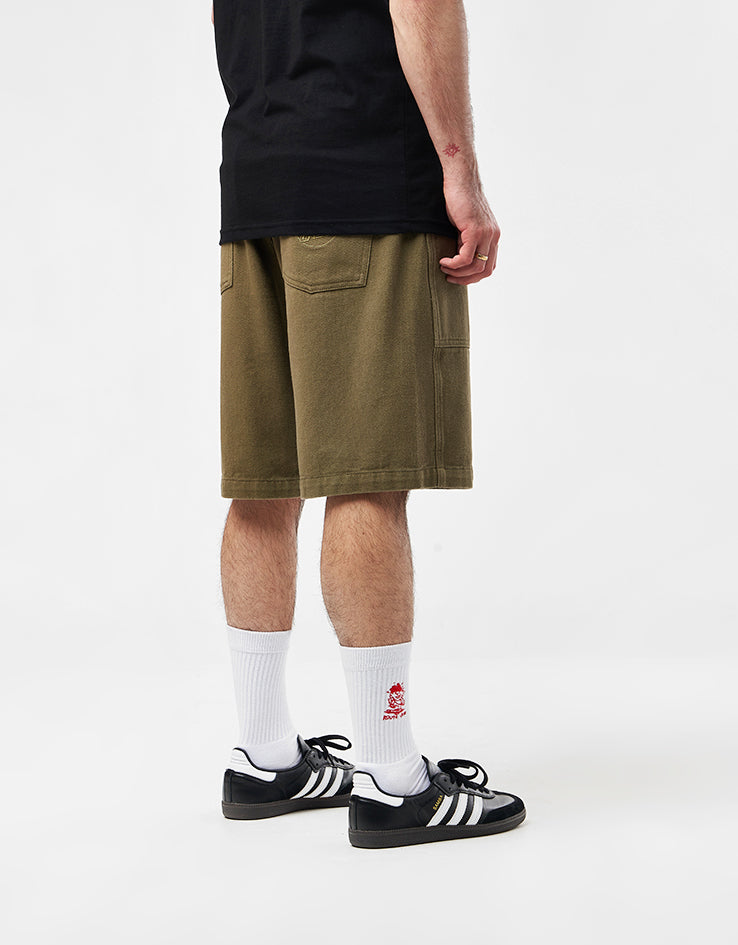Santa Cruz Opus Dot Workwear Shorts - Uniform Green