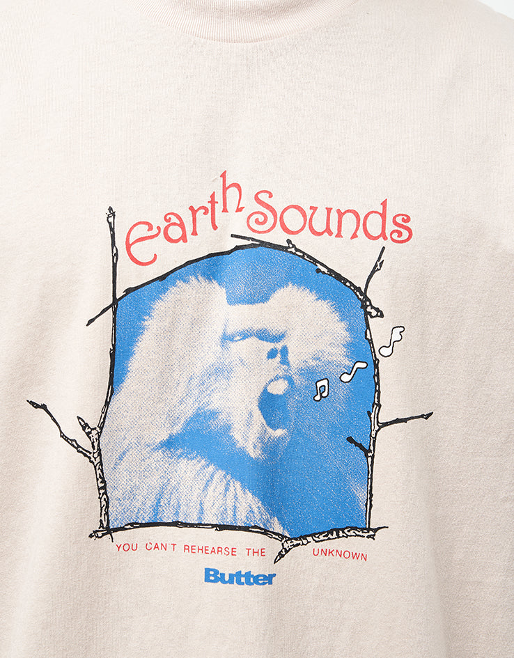 Butter Goods Earth Sounds T-Shirt - Sand