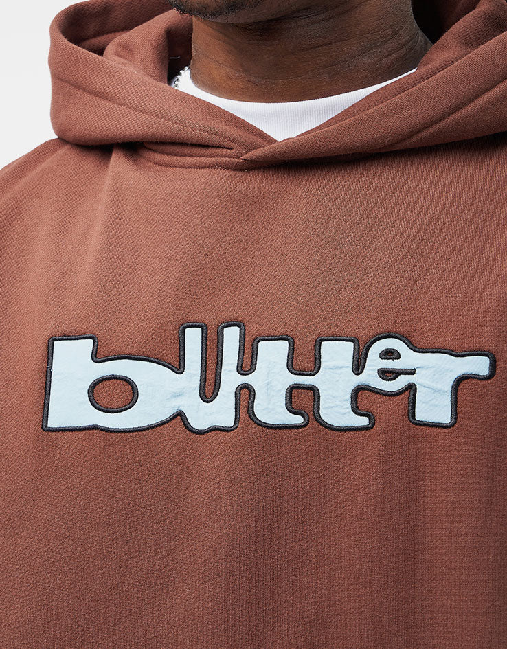 Butter Goods Warped Pullover Hoodie - Chocolate