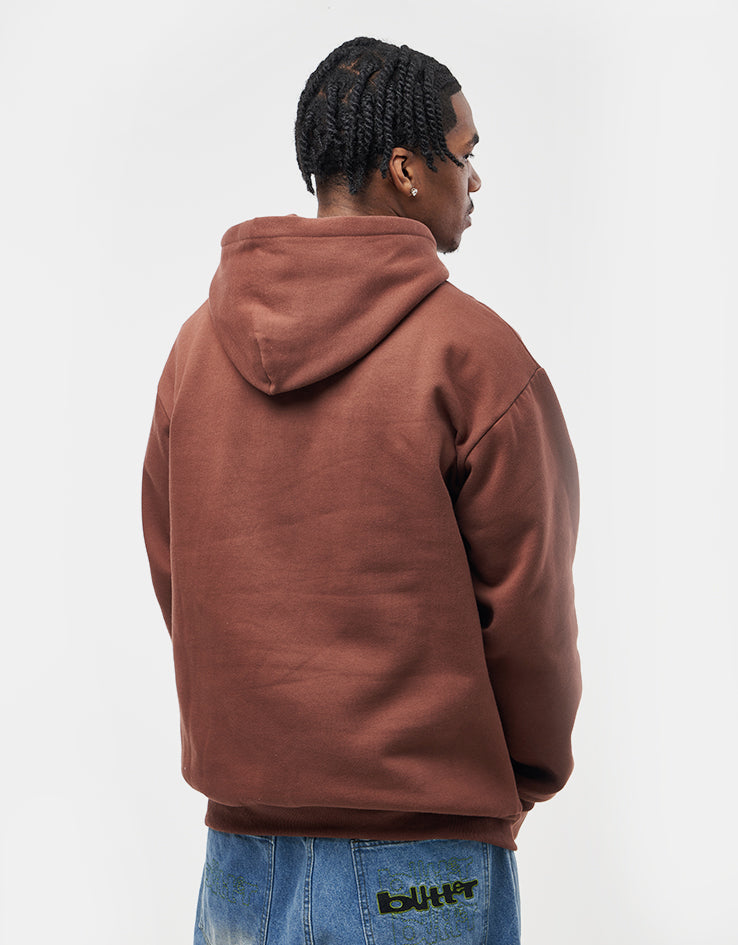 Butter Goods Warped Pullover Hoodie - Chocolate