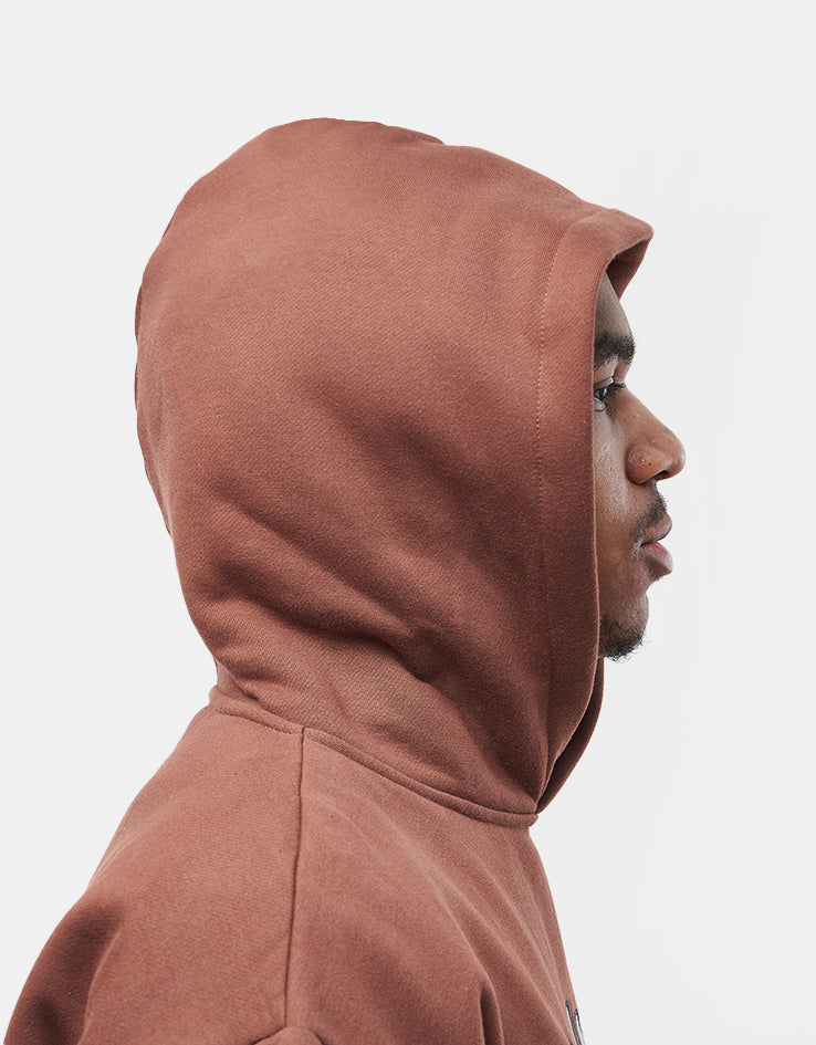 Butter Goods Warped Pullover Hoodie - Chocolate