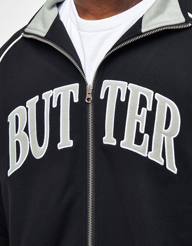 Butter Goods Crown Applique Zip-Thru Jacket - Black