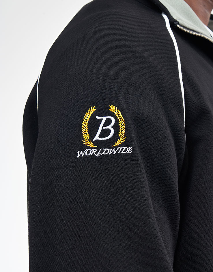 Butter Goods Crown Applique Zip-Thru Jacket - Black