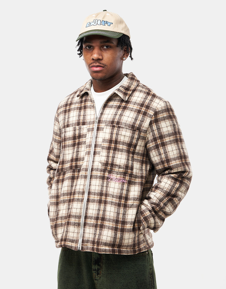 Butter Goods Jive Flannel Jacket - Cream
