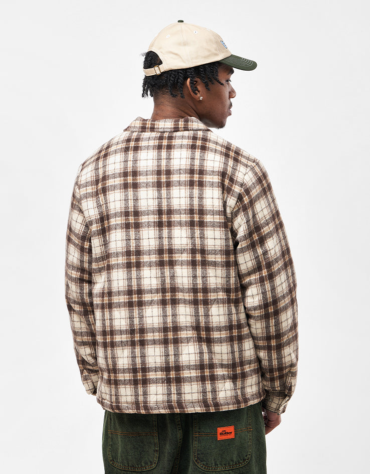 Butter Goods Jive Flannel Jacket - Cream