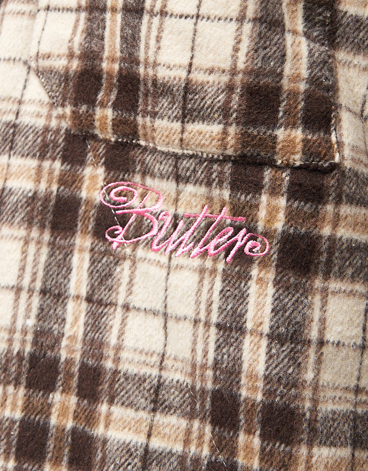 Butter Goods Jive Flannel Jacket - Cream