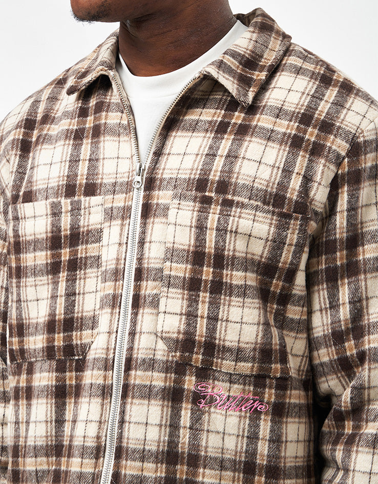 Butter Goods Jive Flannel Jacket - Cream