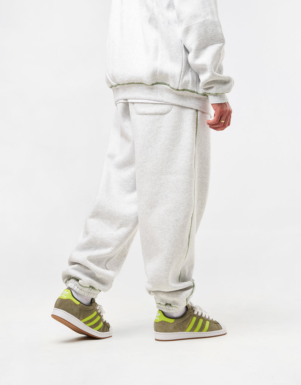 Butter Goods Baggy Fleece Pants - Ash