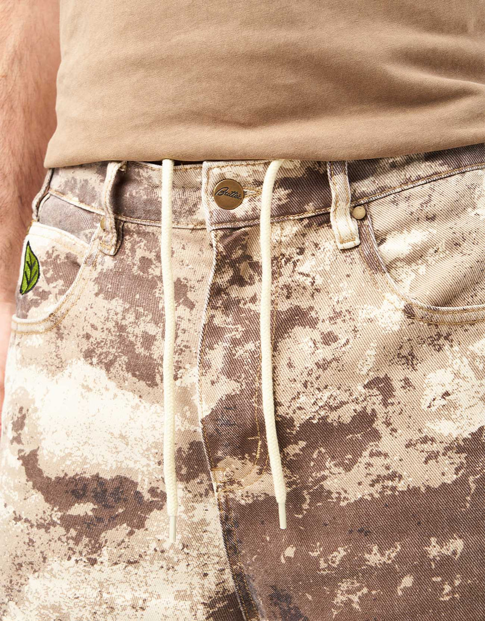 Butter Goods Weathergear Denim Shorts - Camo