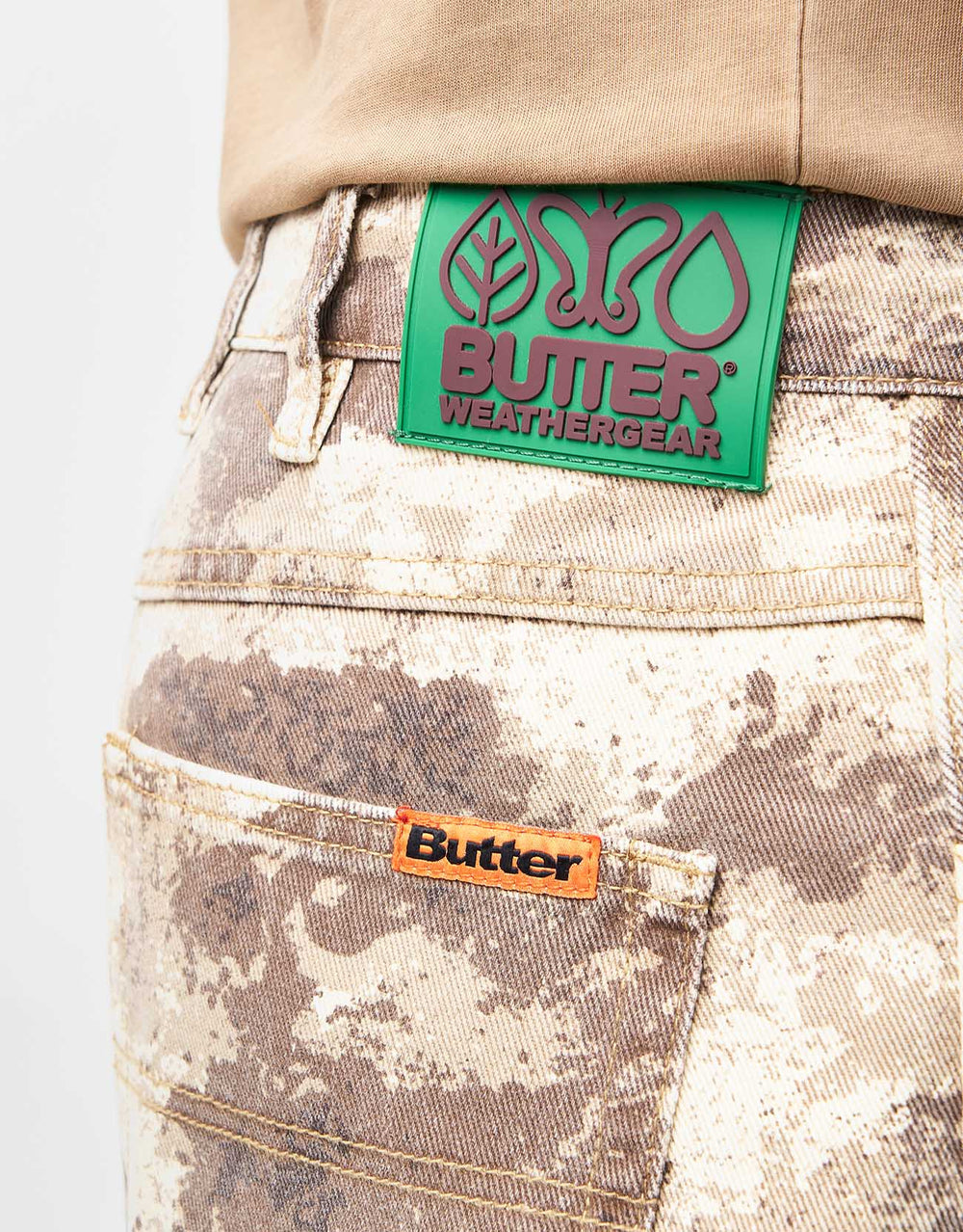 Butter Goods Weathergear Denim Shorts - Camo