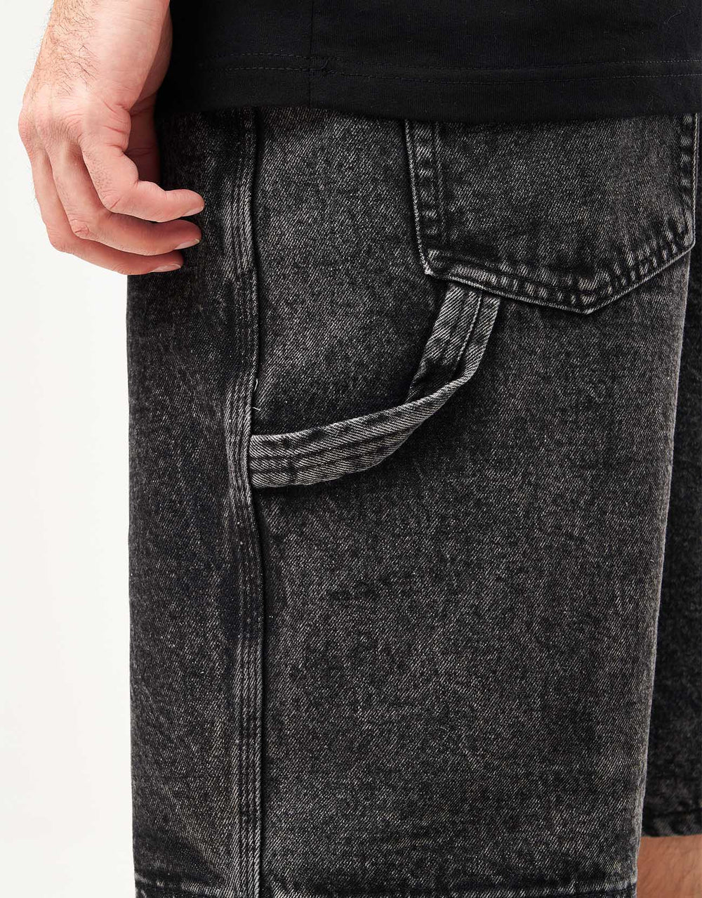 Butter Goods Weathergear Denim Shorts - Faded Black