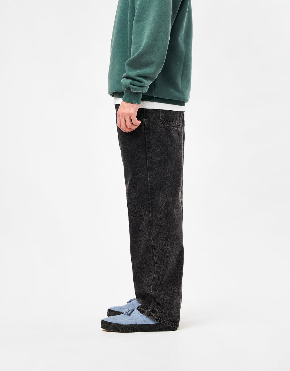 Butter Goods Alpine Denim Jeans Distressed - Black