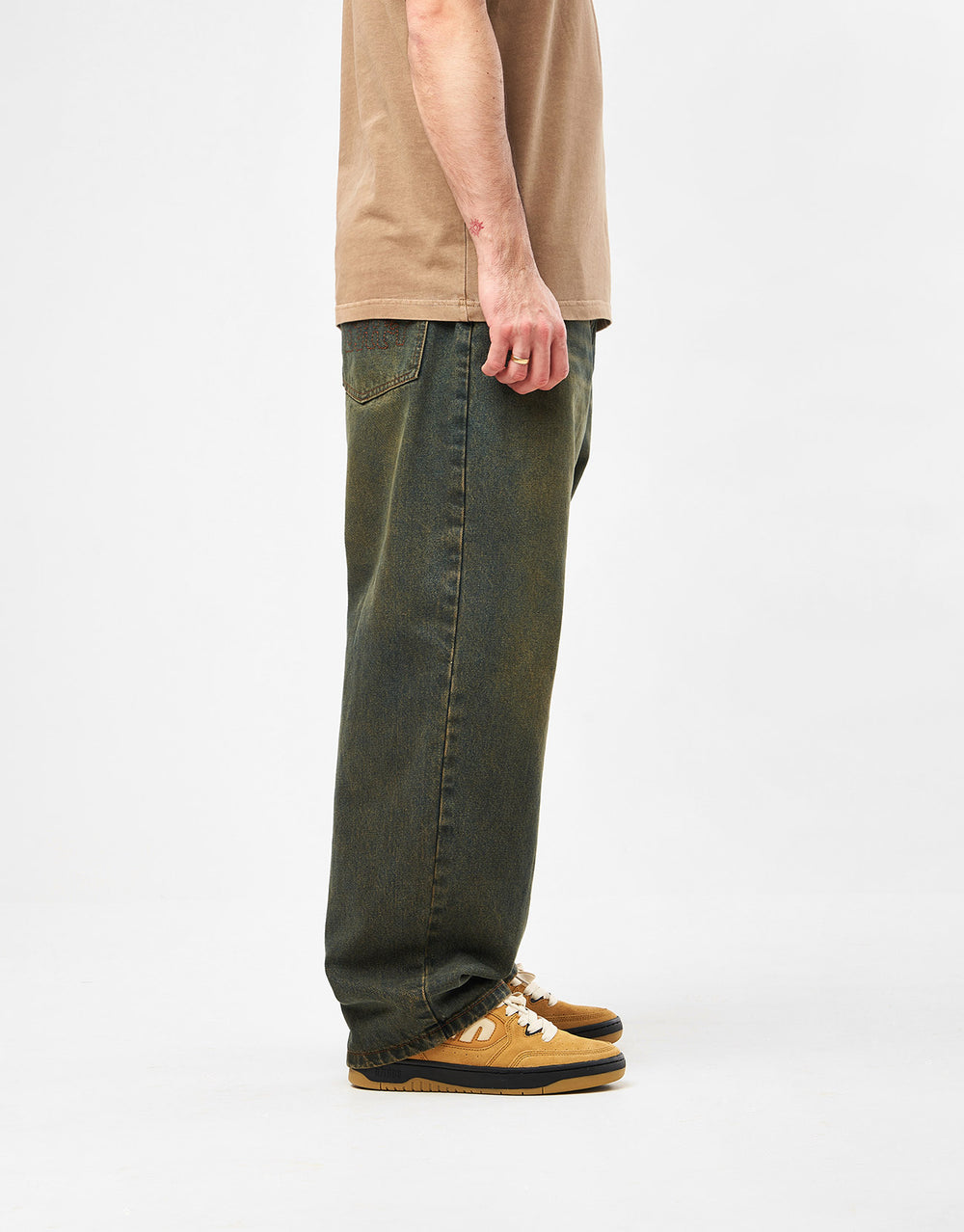 Butter Goods Warped Denim Jeans - Dirty Wash Indigo