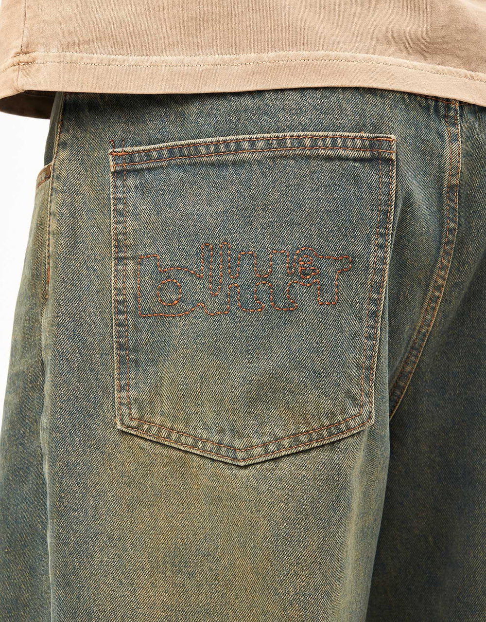 Butter Goods Warped Denim Jeans - Dirty Wash Indigo