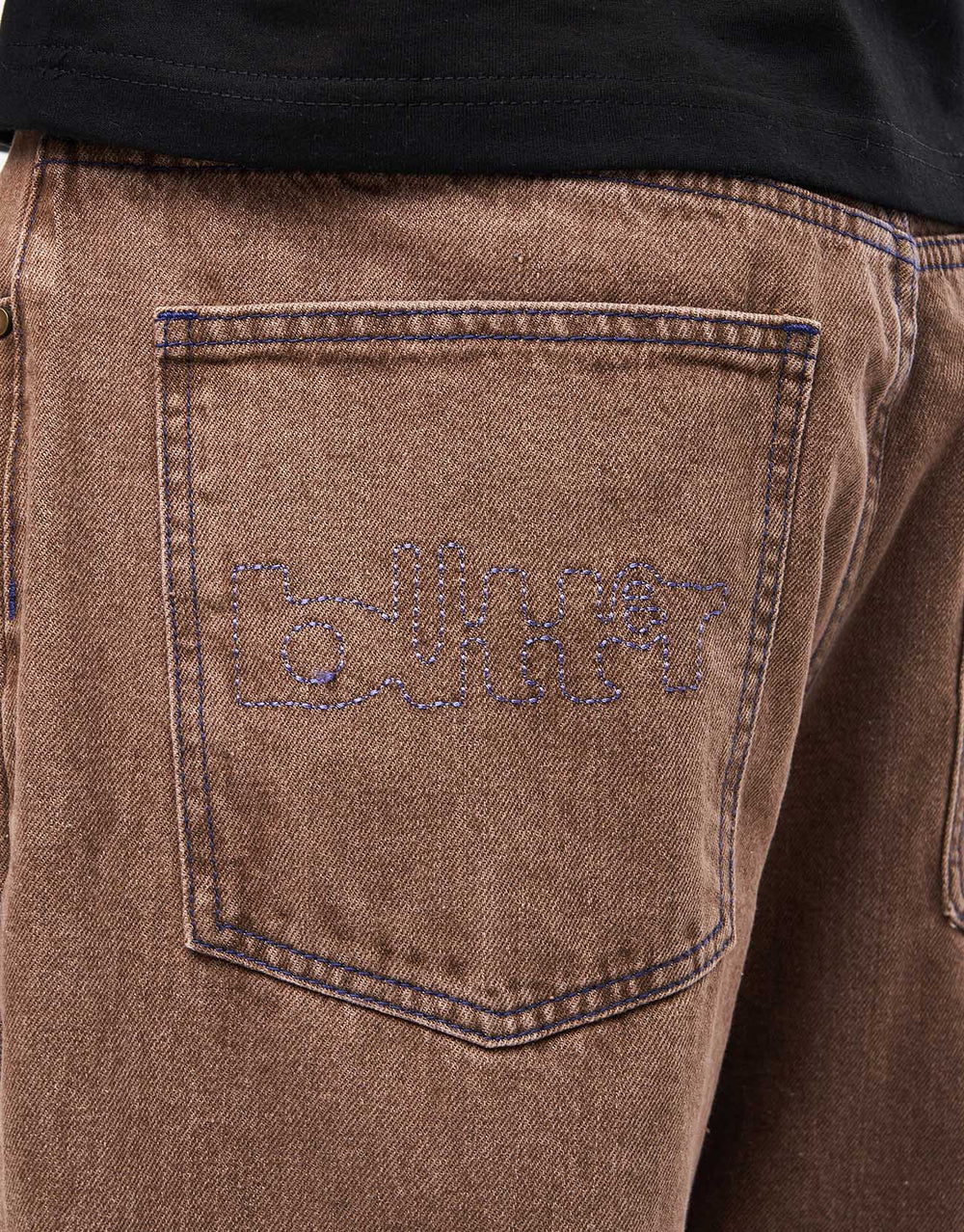 Butter Goods Warped Denim Jeans - Washed Brown
