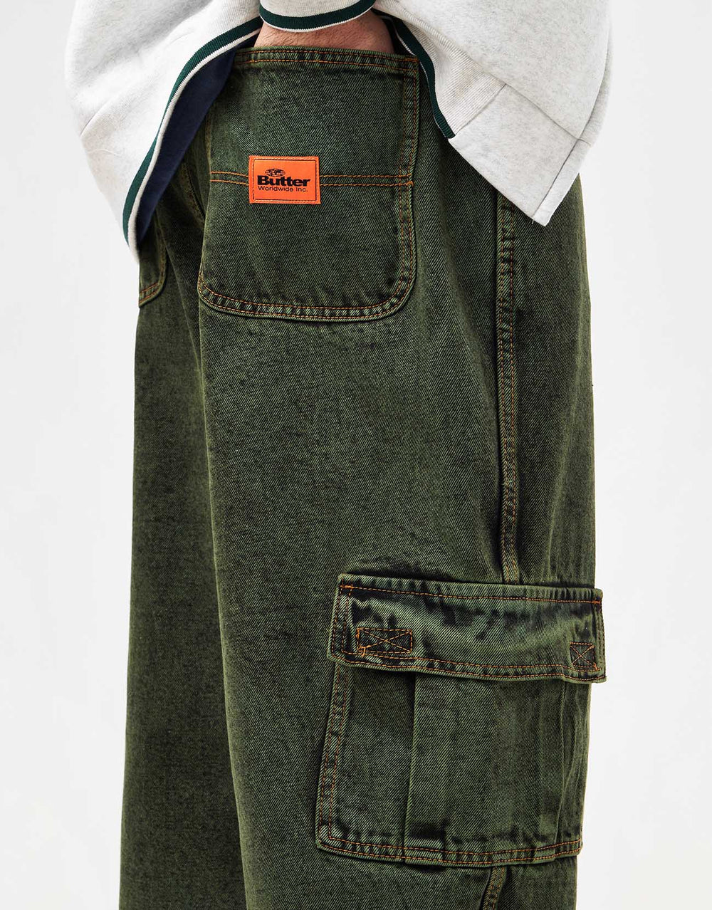 Butter Goods Santosuosso Denim Jeans - Dark Green