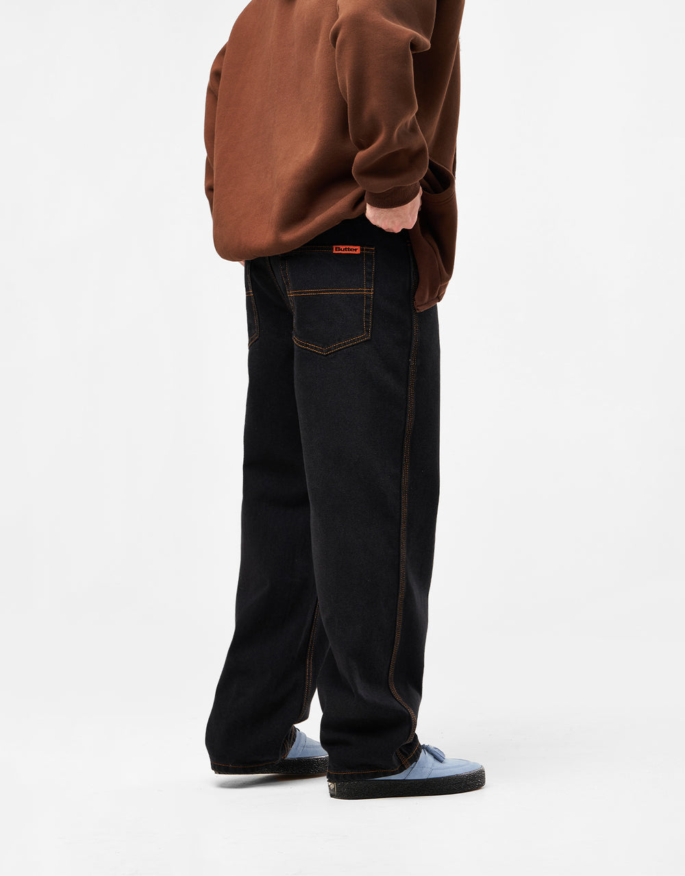 Butter Goods Relaxed Denim Jeans - Washed Black