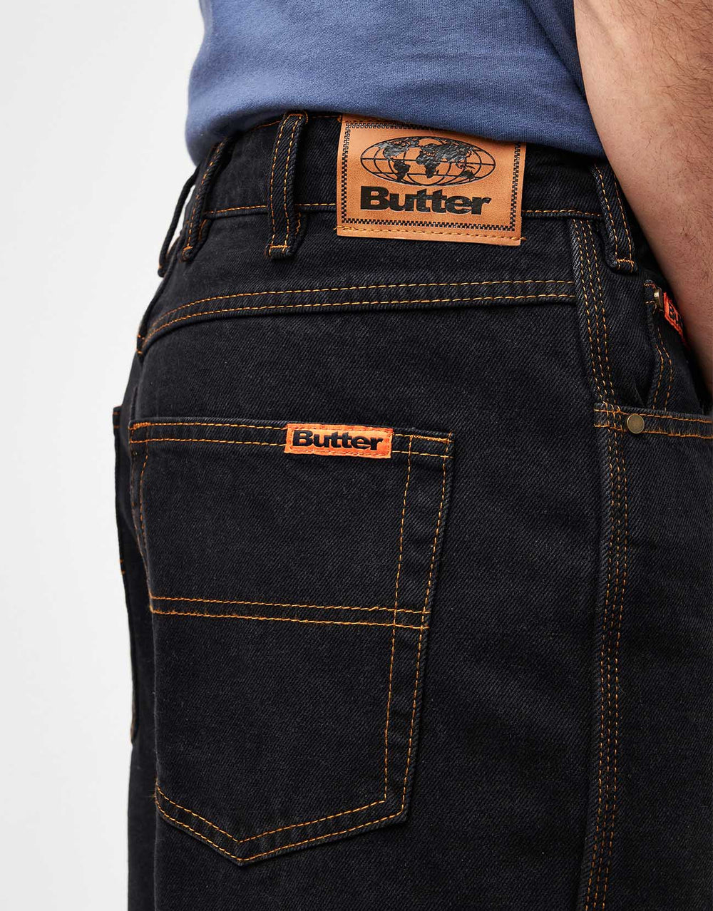 Butter Goods Relaxed Denim Jeans - Washed Black