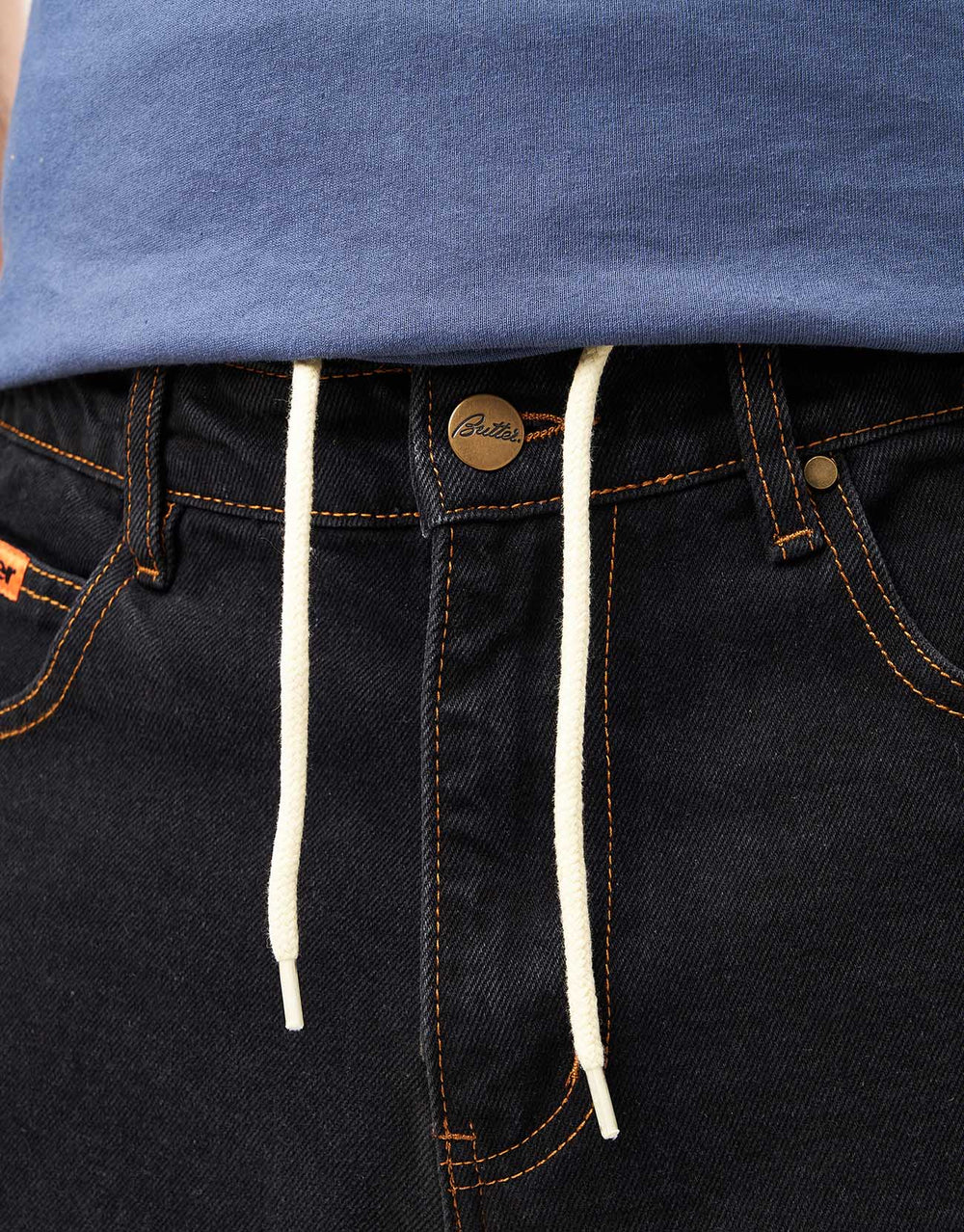 Butter Goods Relaxed Denim Jeans - Washed Black