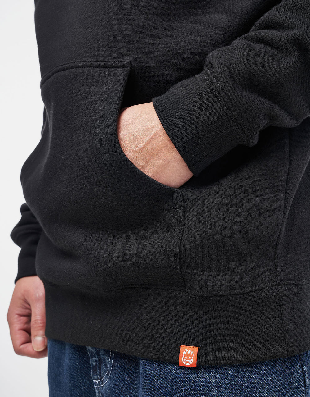 Spitfire x Atlantic Drift Jelly Classic Pullover Hoodie - Black