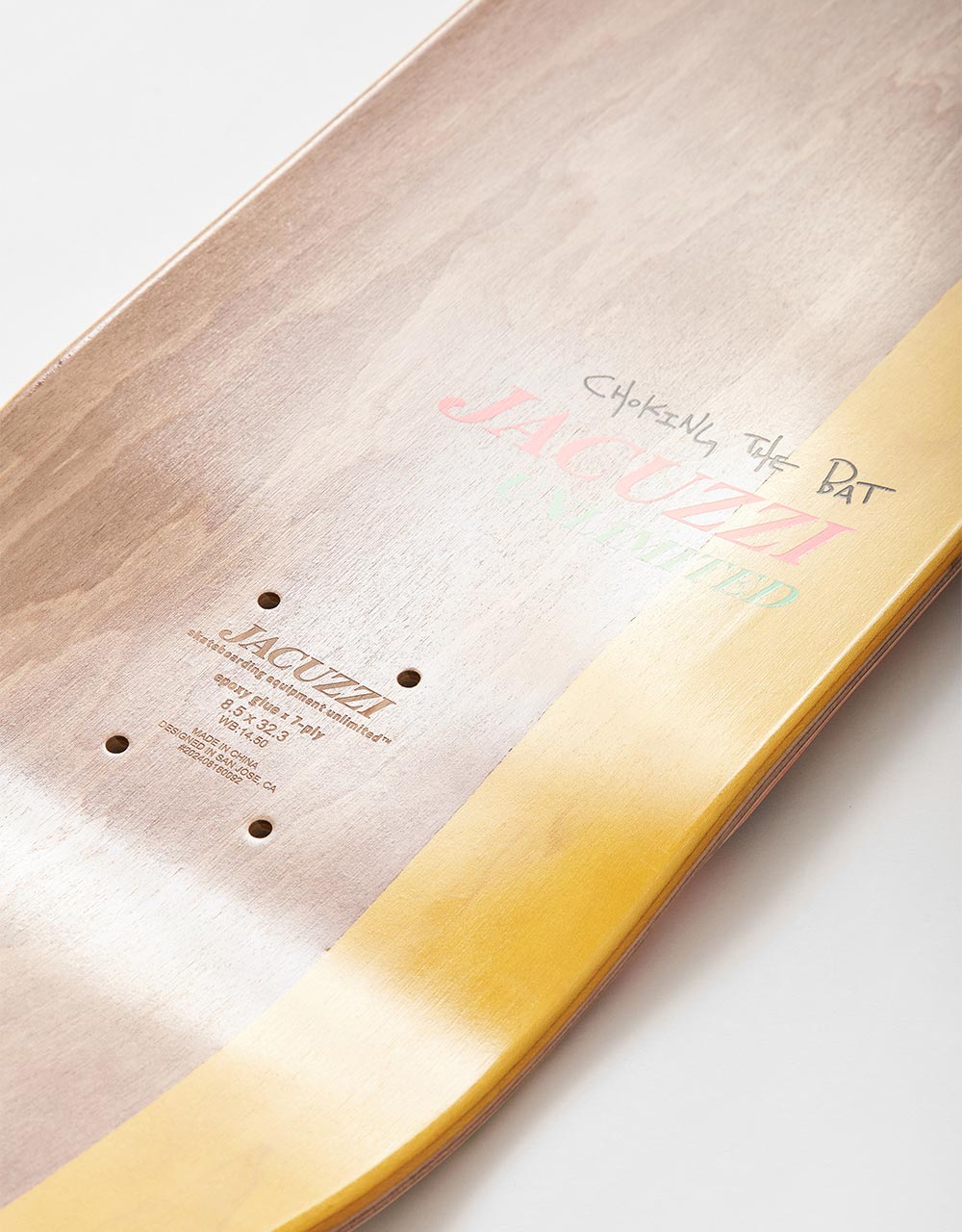 Jacuzzi Unlimited Dilo Fire EX7 WW Skateboard Deck - 8.5"