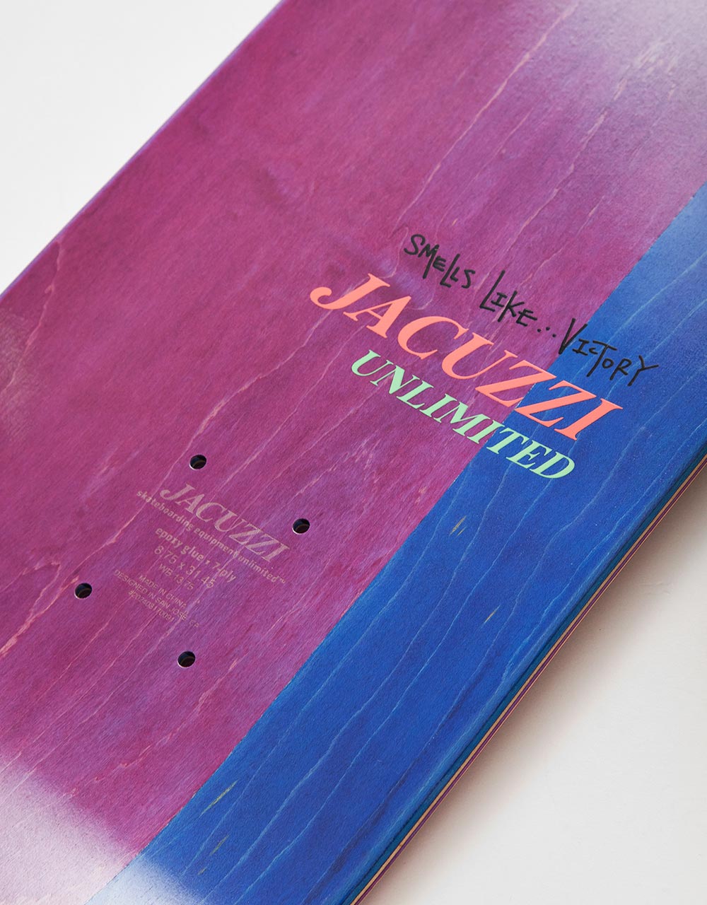 Jacuzzi Unlimited Burnt Rubber 'Jet Ski' EX7 Skateboard Deck - 8.75"