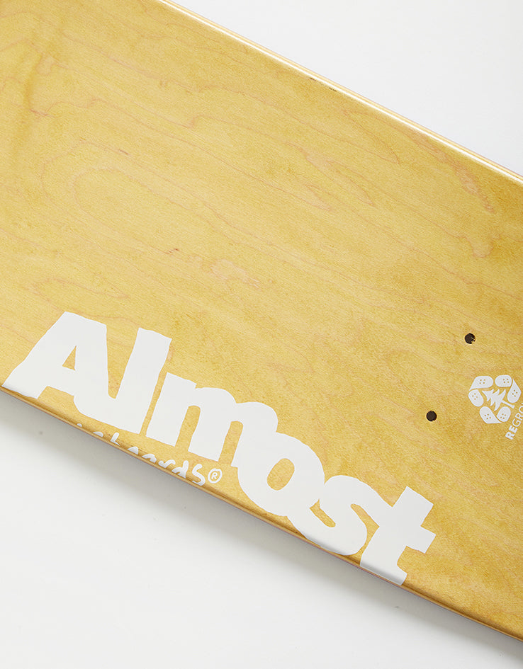 Almost Max Knock Out Rings Impact Support Skateboard Deck - 8"