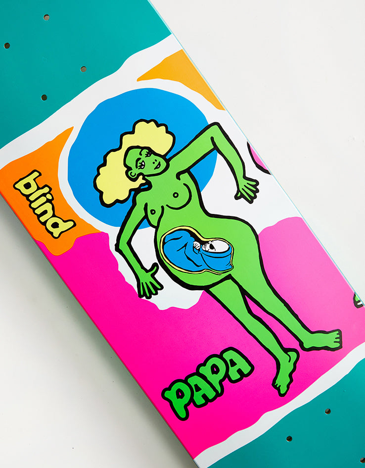 Blind Papa Color Portrait Super Sap R7 Skateboard Deck - 8"