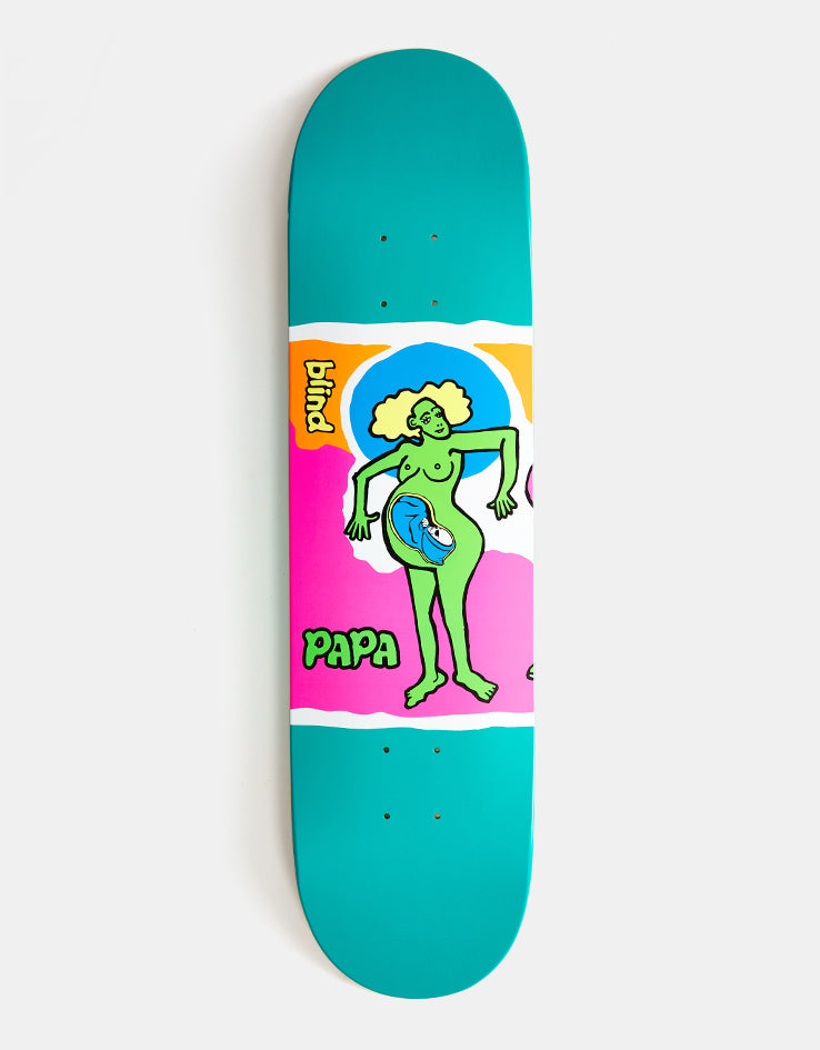 Blind Papa Color Portrait Super Sap R7 Skateboard Deck - 8"